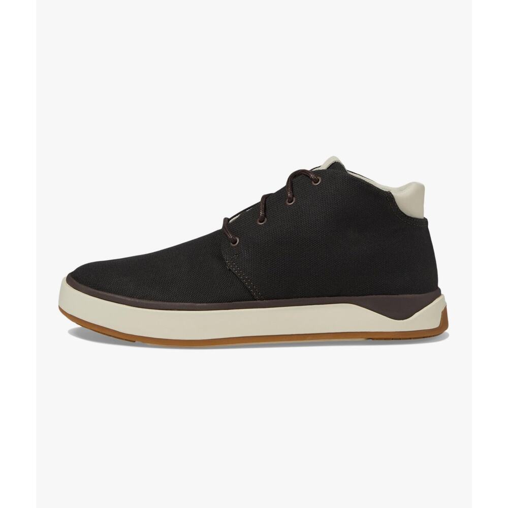 OLUKAI Men's Papaku Chukka Boots, color Dark Wood, Size 10.5 - Picture 3 of 14